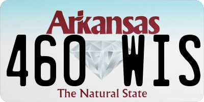 AR license plate 460WIS