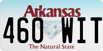 AR license plate 460WIT