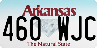 AR license plate 460WJC