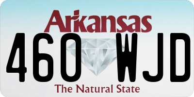 AR license plate 460WJD