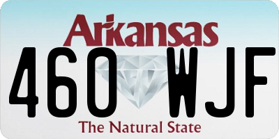 AR license plate 460WJF