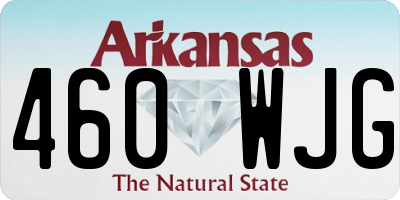 AR license plate 460WJG