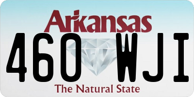 AR license plate 460WJI