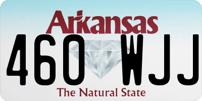AR license plate 460WJJ