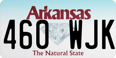 AR license plate 460WJK