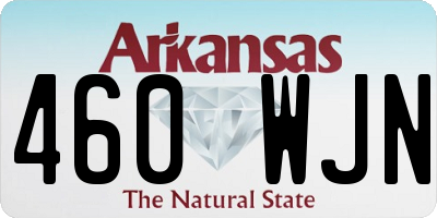 AR license plate 460WJN