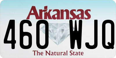 AR license plate 460WJQ