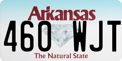 AR license plate 460WJT
