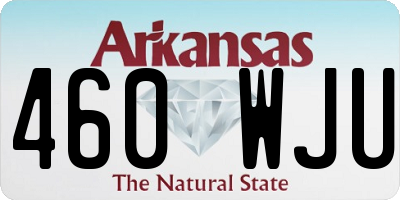 AR license plate 460WJU