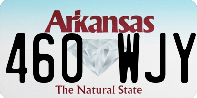 AR license plate 460WJY