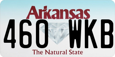 AR license plate 460WKB