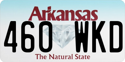 AR license plate 460WKD