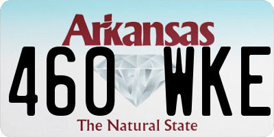 AR license plate 460WKE