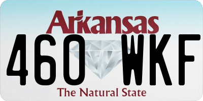 AR license plate 460WKF