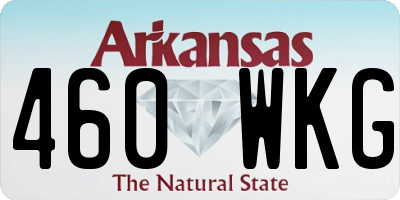 AR license plate 460WKG