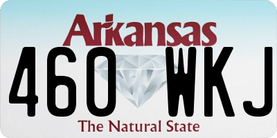 AR license plate 460WKJ