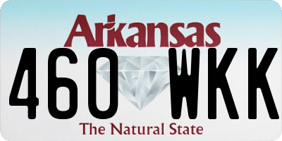 AR license plate 460WKK