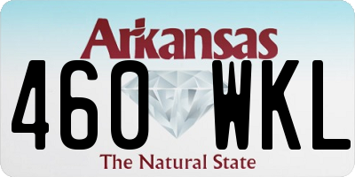 AR license plate 460WKL
