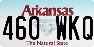 AR license plate 460WKQ