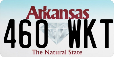 AR license plate 460WKT