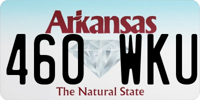 AR license plate 460WKU