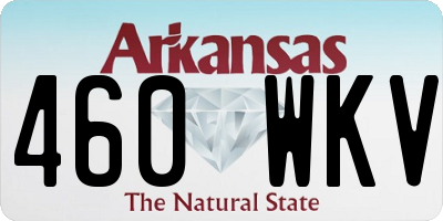 AR license plate 460WKV