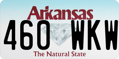 AR license plate 460WKW