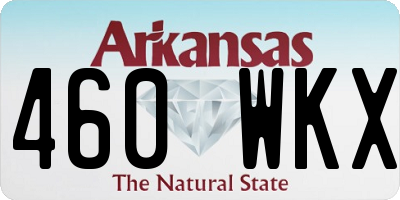AR license plate 460WKX