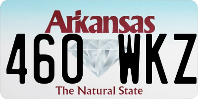 AR license plate 460WKZ