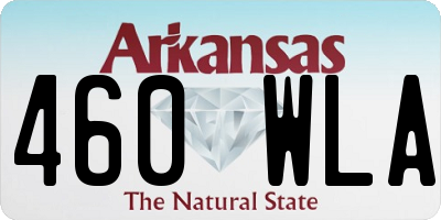 AR license plate 460WLA