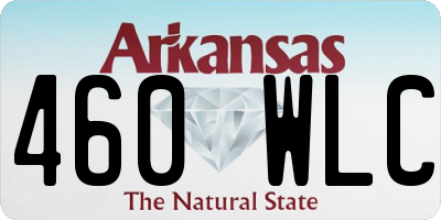 AR license plate 460WLC