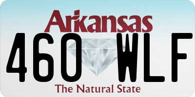 AR license plate 460WLF