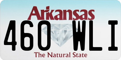 AR license plate 460WLI