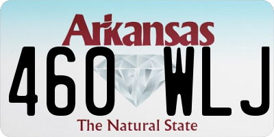 AR license plate 460WLJ