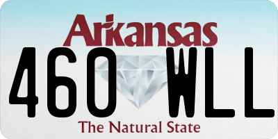 AR license plate 460WLL