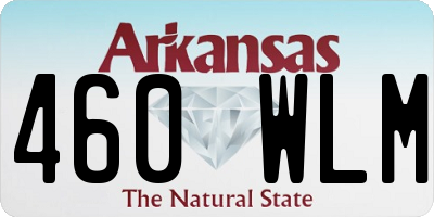 AR license plate 460WLM