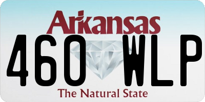 AR license plate 460WLP