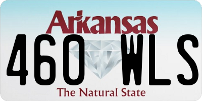 AR license plate 460WLS