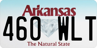 AR license plate 460WLT