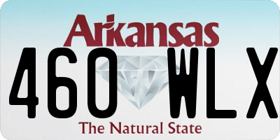 AR license plate 460WLX