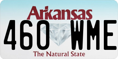 AR license plate 460WME