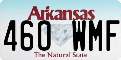 AR license plate 460WMF