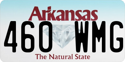 AR license plate 460WMG