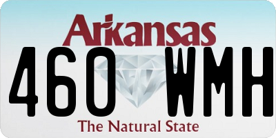 AR license plate 460WMH