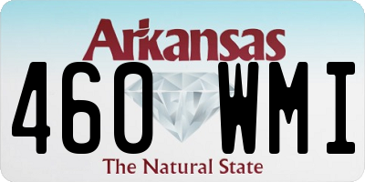 AR license plate 460WMI