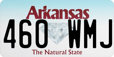 AR license plate 460WMJ