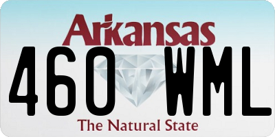 AR license plate 460WML