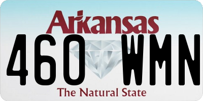 AR license plate 460WMN