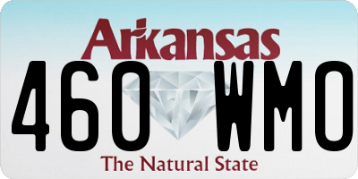 AR license plate 460WMO