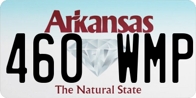 AR license plate 460WMP